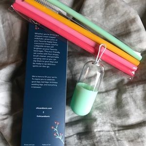 Silicone Straws • $5 ADD ON